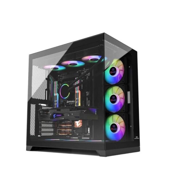 كمبيوتر مكتبي للالعاب بوحده معالجه مركزيه انتل كور i5-1200F-RTX4060-B760-16GB DDR5-M.2